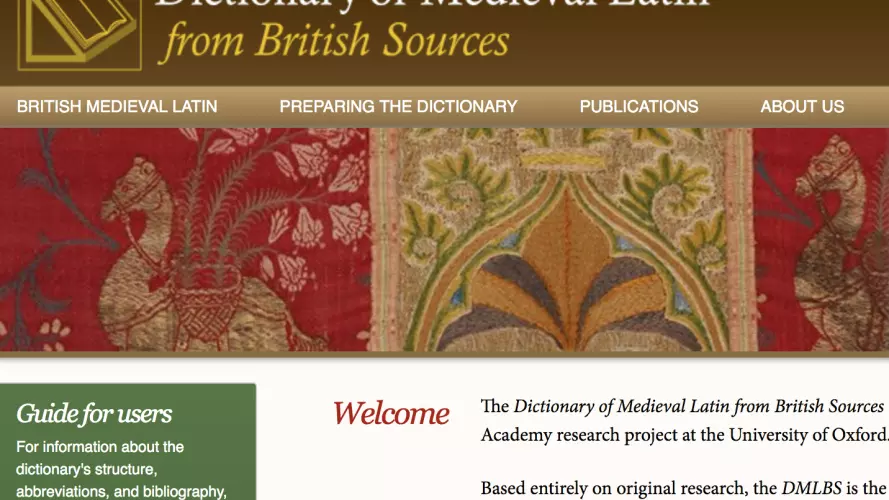 dictionary of medieval latin from british sources