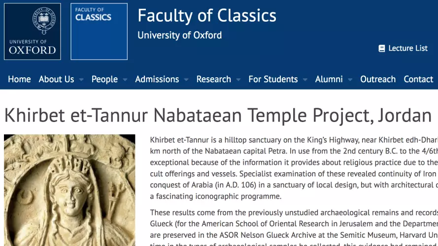 khirbet et tannur nabataean temple project