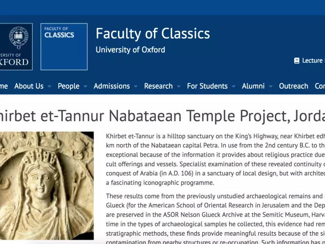 khirbet et tannur nabataean temple project